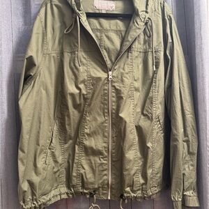 Torrid Olive Bomber Jacket